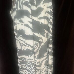 Bar III Teal and Black Patterned Dress